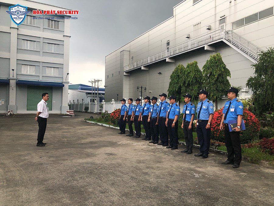 Báo giá dịch vụ bảo vệ khu công nghiệp tại HÒA PHÁT